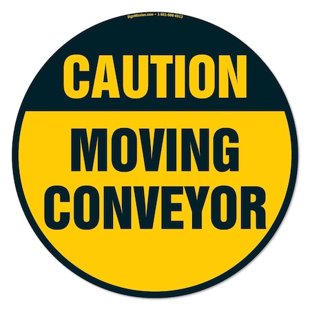 SIGNMISSION Moving Conveyor 16in Non-Slip Floor Marker, 12PK, 16 in L, 16 in H, FD-C-16-12PK-99917 FD-C-16-12PK-99917